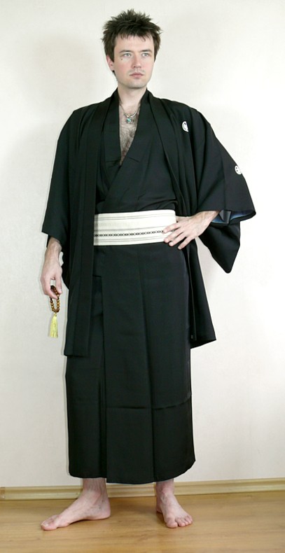 японская мужская одежда: кимоно, хаори, пояс-оби