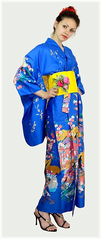 японское кимоно и пояс оби  в интернет-магазине KIMONO-JAPAN.RU