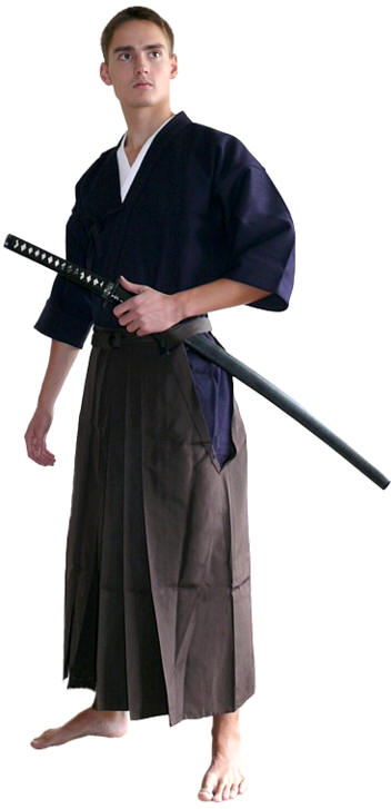 хакама шелковые, винтаж, 1950-е гг.