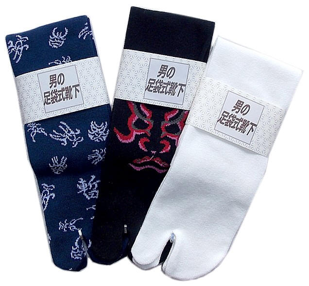 японские высокие носки таби 