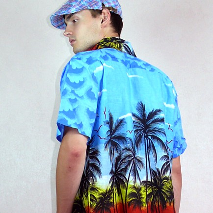 летняя мужская рубашка