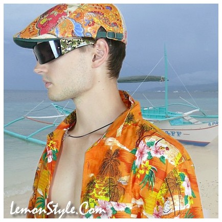 мужская пляжная рубашка