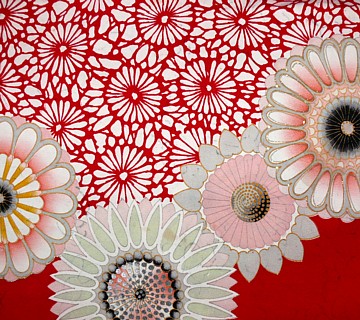 дизайн ткани японского шелковое хаори