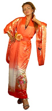 японское кимоно, 1960-е гг.