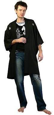 японское мужское хаори, шелк, 1940-е гг.