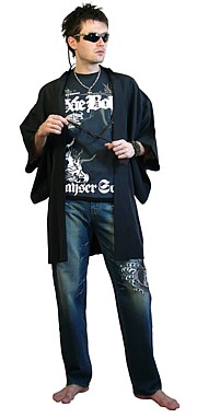 японская одежда: хаори из шелка, 1950-е гг.