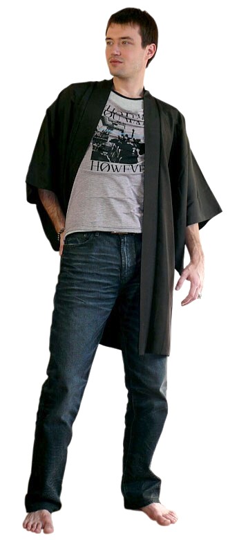 японское традиционное шелковое хаори, 1930-е гг.