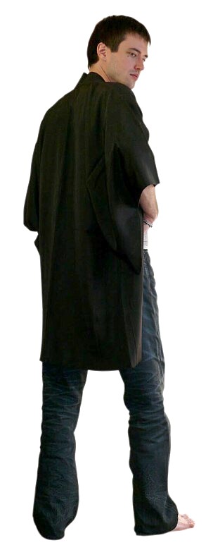 японское шелковое мужское хаори