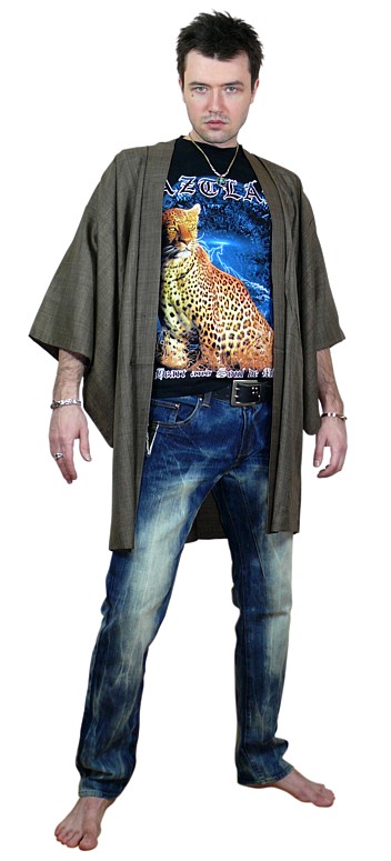 японское старинное хаори, шелк, 1920-30-е гг.