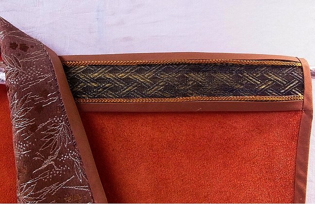 одежда самурая - походная куртка дзимбаори, деталь